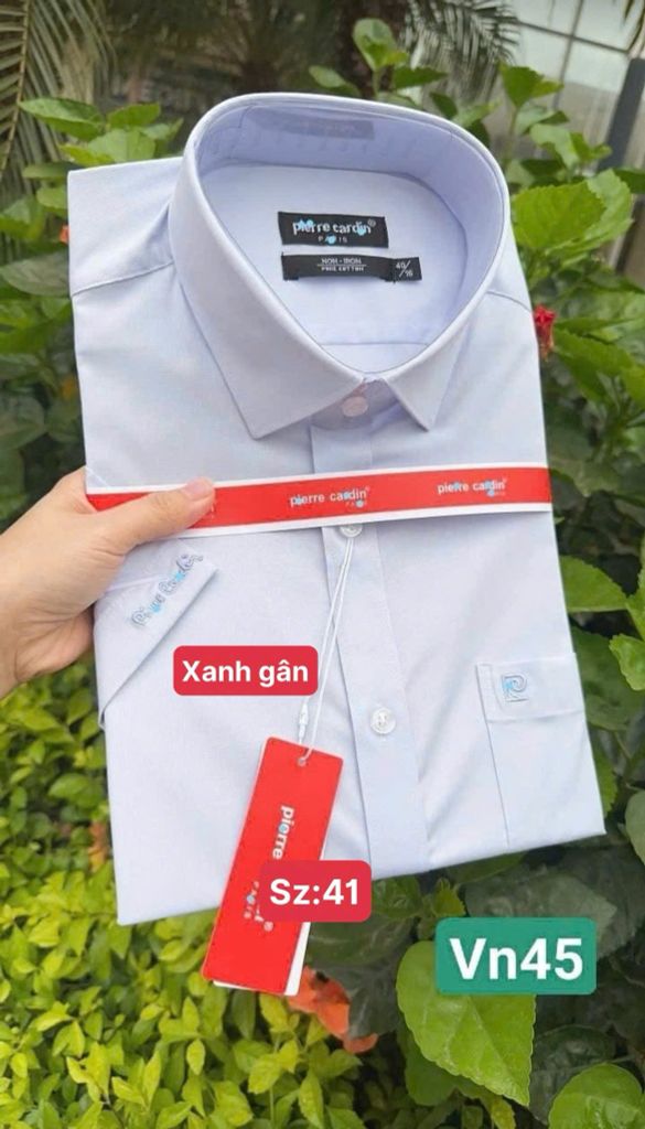 Sơ mi nam tay ngắn Pie mã 07075