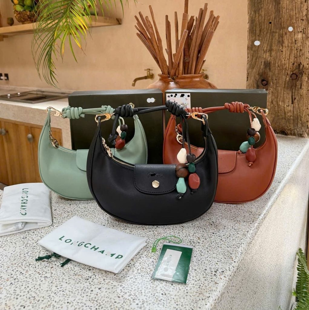 Túi Longcham đeo vai dáng thuyền 3 màu
