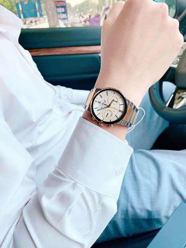 SALLVATORE FERRAGAMO Chronogrraph Two-Tone Quartz Men's Watch #SFME00821