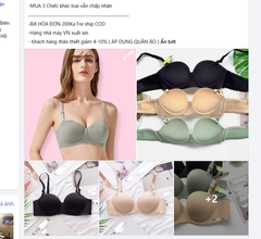 Áo ngực Ko gọng mã Gân 06086