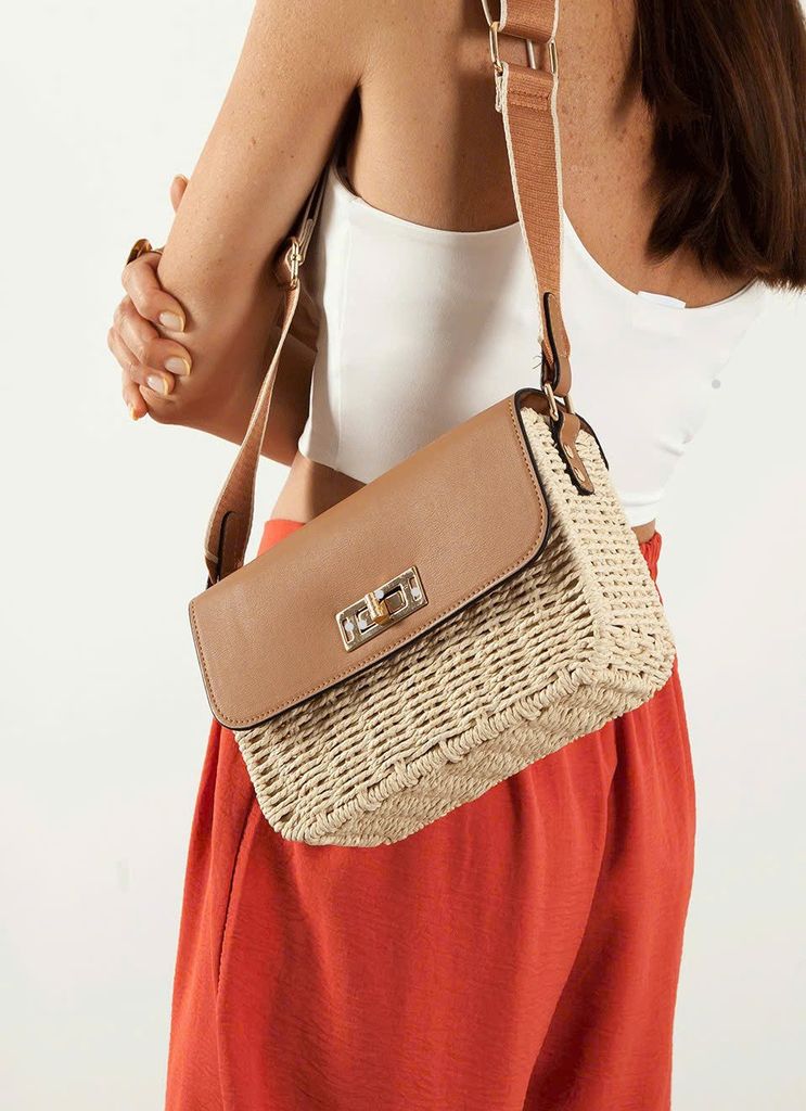 TÚI XÁCH NỮ PARFFOIS CÓI - phối da bò -THỦ CÔNG