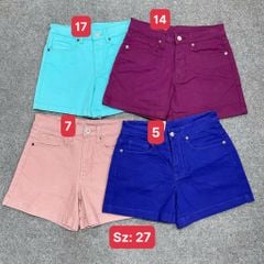 Quần short jean nữ lẻ sz LV mới