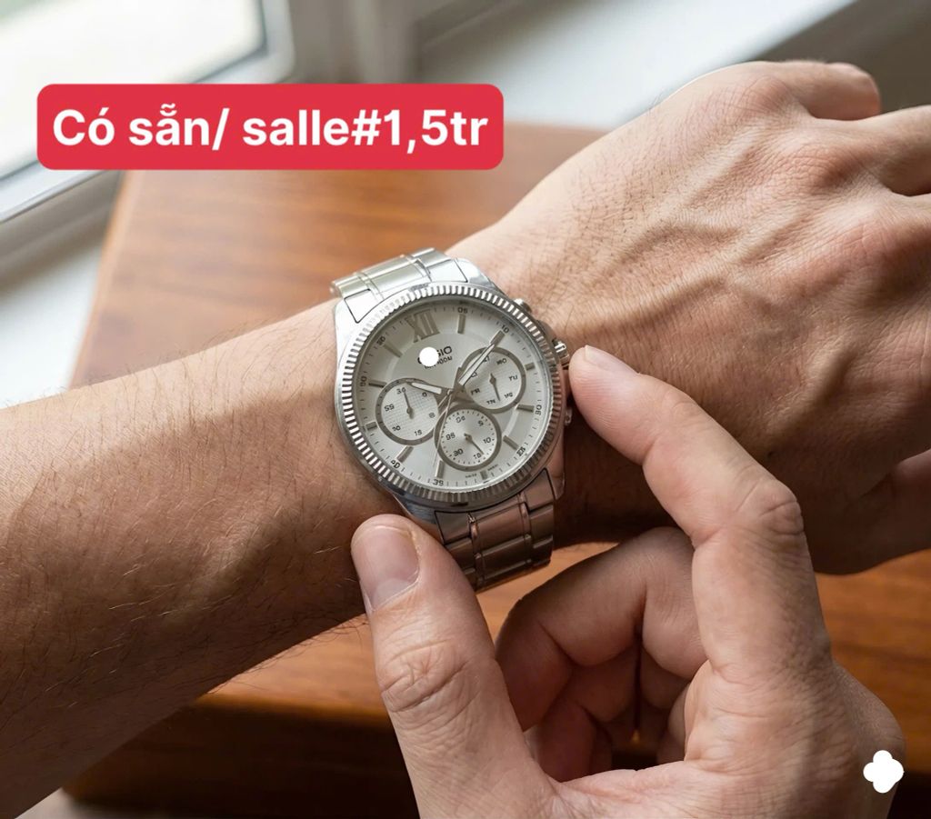 Đồng Hồ Nam Casio MTP-E315D-7AVDF Dây Kim Loại - Mặt Màu Trắng