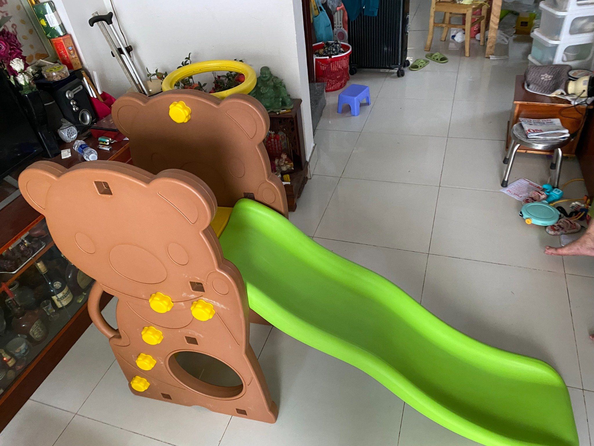  Cầu trượt gấu nâu - Thanh lý 