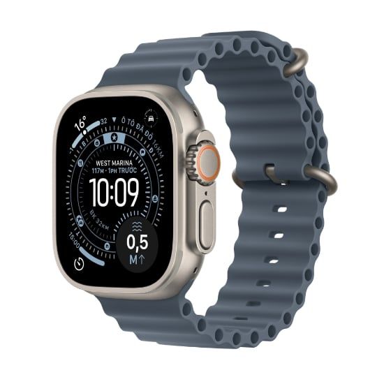 Apple Watch Ultra 3 (2025) 49mm 4G Viền Titan Dây Cao Su chính hãng VN/A