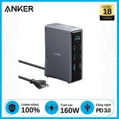 Trạm Sạc Đa Năng Anker Prime 14 trong 1 (Bộ chuyển đổi Hub 11 cổng) - A83B6