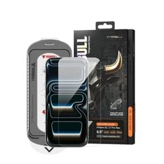 Kính Cường Lực iPhone 18 Pro Max / 17 Pro Max 2026 MIPOW IRONBULL HD Ultra Clear Tool Kit & Frame Camera Cover (Không Viền)
