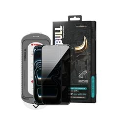Kính Cường Lực Chống Nhìn Trộm iPhone 18 Pro / 17 Pro 2026 MIPOW IRONBULL HD Anti-Spy Silk Premium Tool Kit & Frame Camera Cover