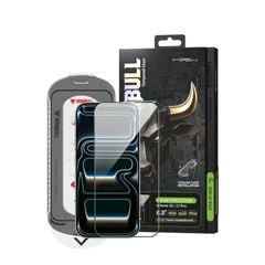 Kính Cường Lực Chống Phản Quang iPhone 18 Pro / 17 Pro 2026 MIPOW IRONBULL HD Anti-Reflection Silk Tool Kit & Frame Camera Cover