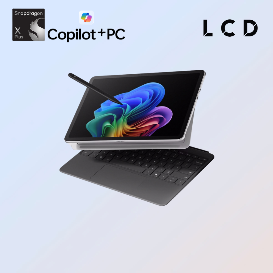 Surface Pro 12 Wifi Snapdragon X Plus with LCD display Ram 16GB SSD 512GB