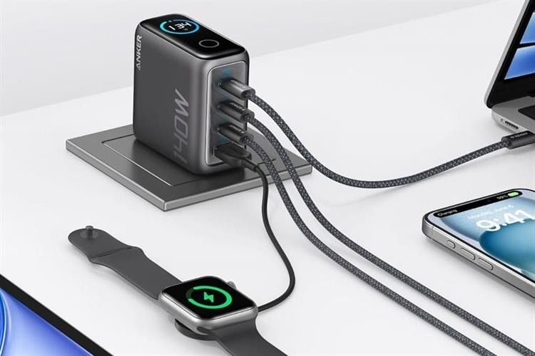 Sạc Anker Zolo 3C1A 140W kèm cáp USB-C B2697