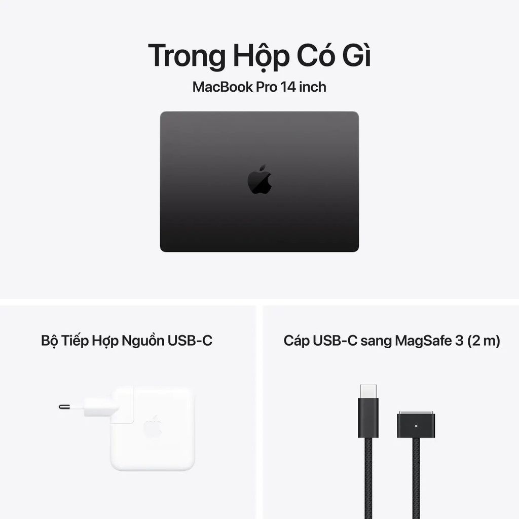 MacBook Pro M5 14inch 10CPU/10GPU/16GB RAM/512GB Chính hãng VN