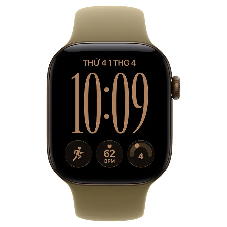 Apple Watch Series 12 46mm (5G) Viền Nhôm Dây Cao Su VN