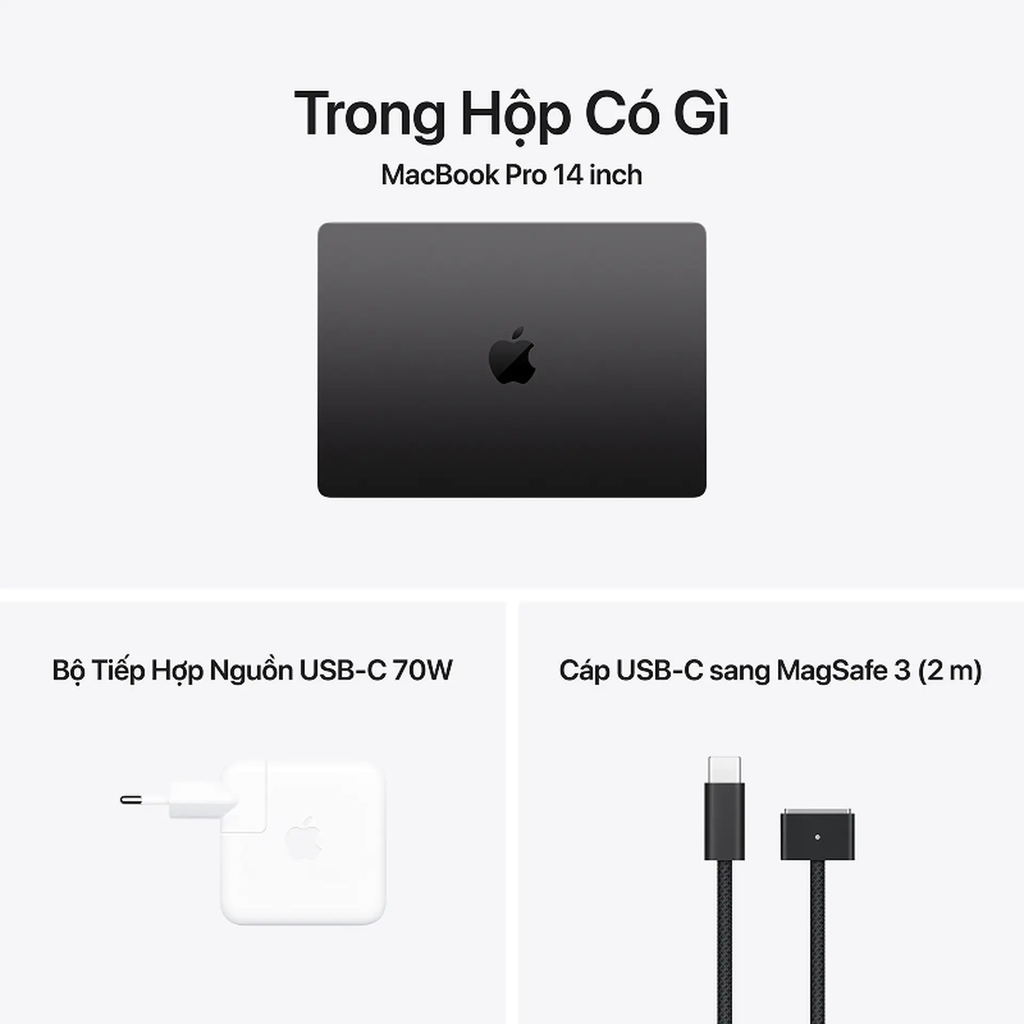 MacBook Pro M5 Pro 14inch 15CPU/16GPU/24GB RAM/2TB Chính hãng VN