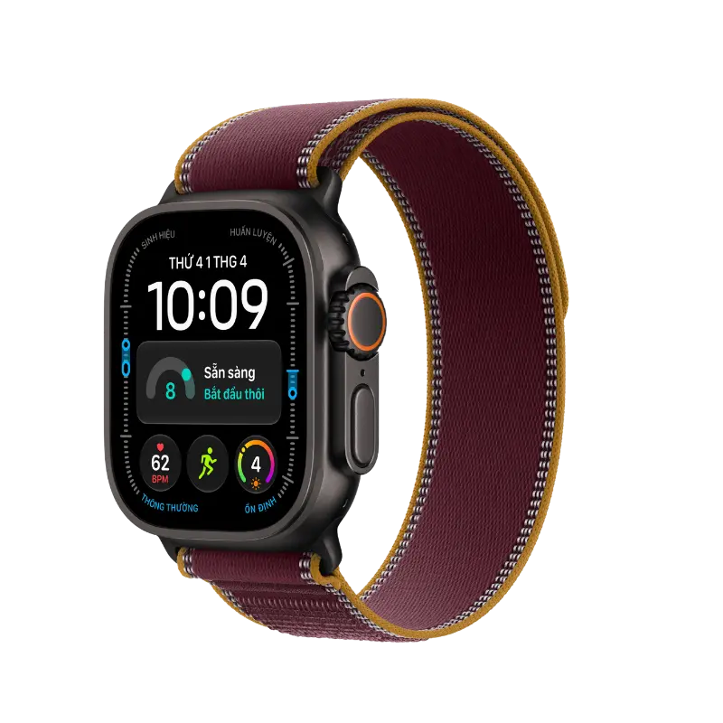 Apple Watch Ultra 4 49mm 5G Viền Titan Dây Trail Loop chính hãng VN