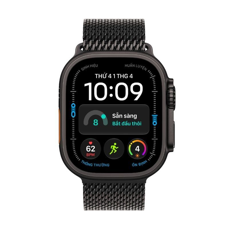 Apple Watch Ultra 4 49mm 5G Viền Titan Dây Milan chính hãng VN