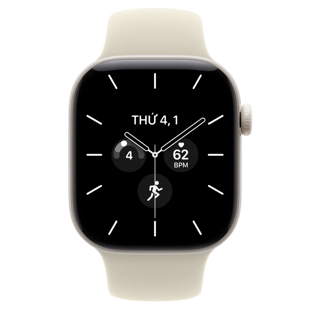 Apple Watch Series 12 42mm (5G) Viền Gốm Dây Cao Su VN