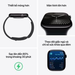 Apple Watch Series 10 LTE 42mm Viền Titan Dây thép nhập khẩu