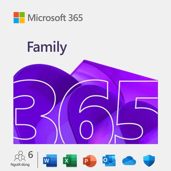 Phần mềm M365 Family Subscr PK Lic 1YR Online APAC EM