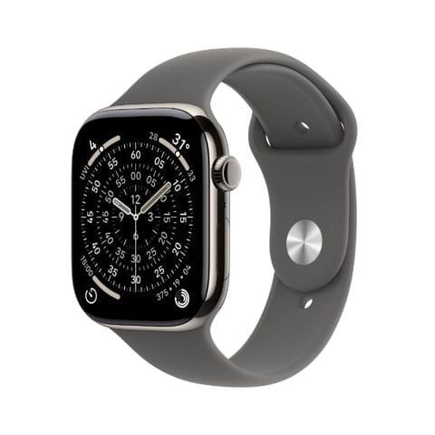 Apple Watch Series 11 LTE 46mm Viền Titan Dây cao su Nhập Khẩu