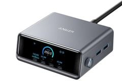 Trạm sạc 6 cổng USB Type C GaN 250W Smart LED Display Desktop Charging Station Anker A2345