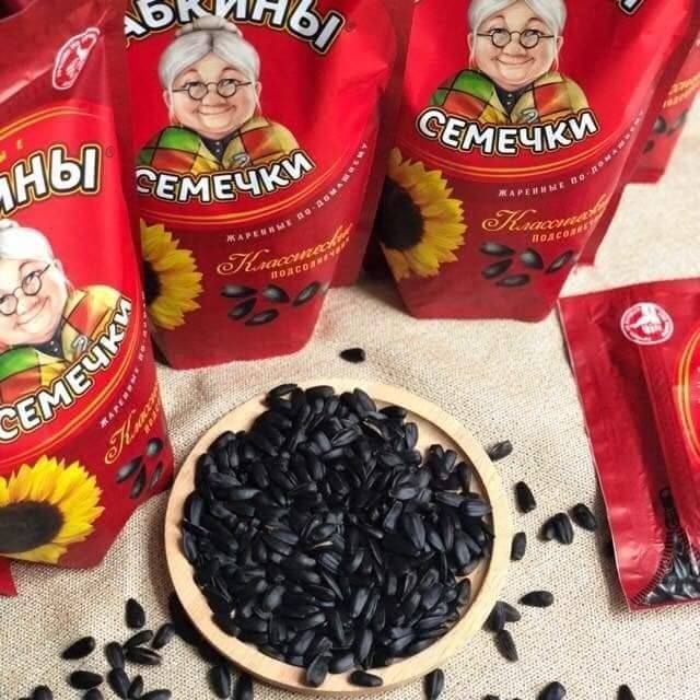  Hạt hướng dương Nga thương hiệu Bà Già Babkiny gói 300gr 