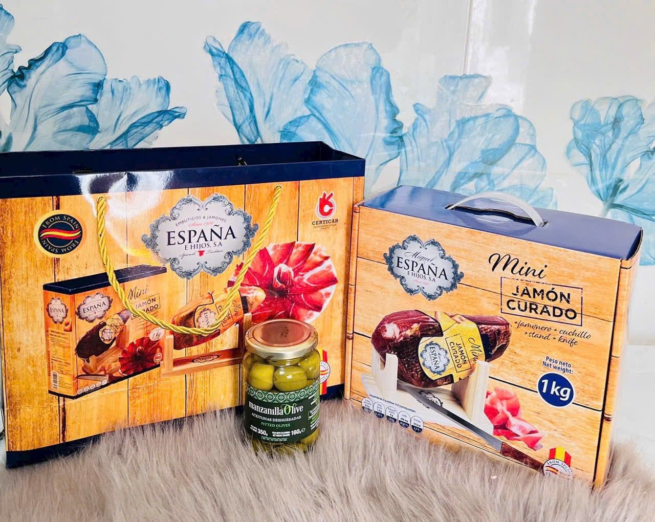  Đùi Heo Muối Espana Tây Ban Nha Mini 1kg 