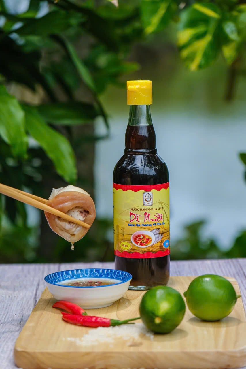  Nước mắm nhĩ cá linh Dì Mười Đồng Tháp chai 500ml 