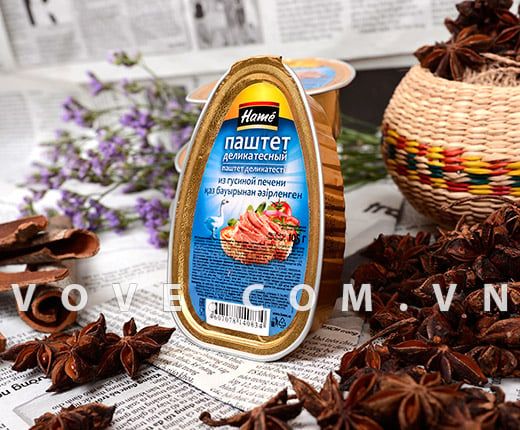  Pate gan ngỗng Nga hộp 105gr 
