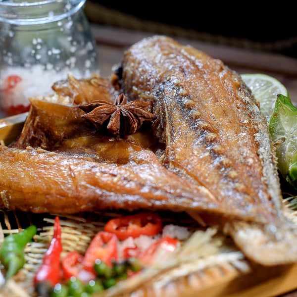  Khô cá Đù 1 nắng loại Xẻ, Lớn 1 kg 