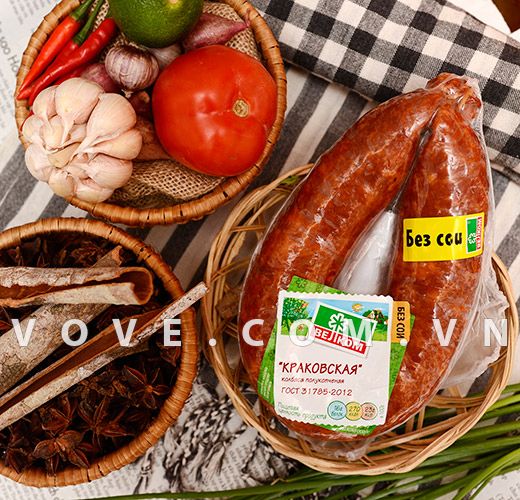  Xúc xích vòng xông khói Nga 