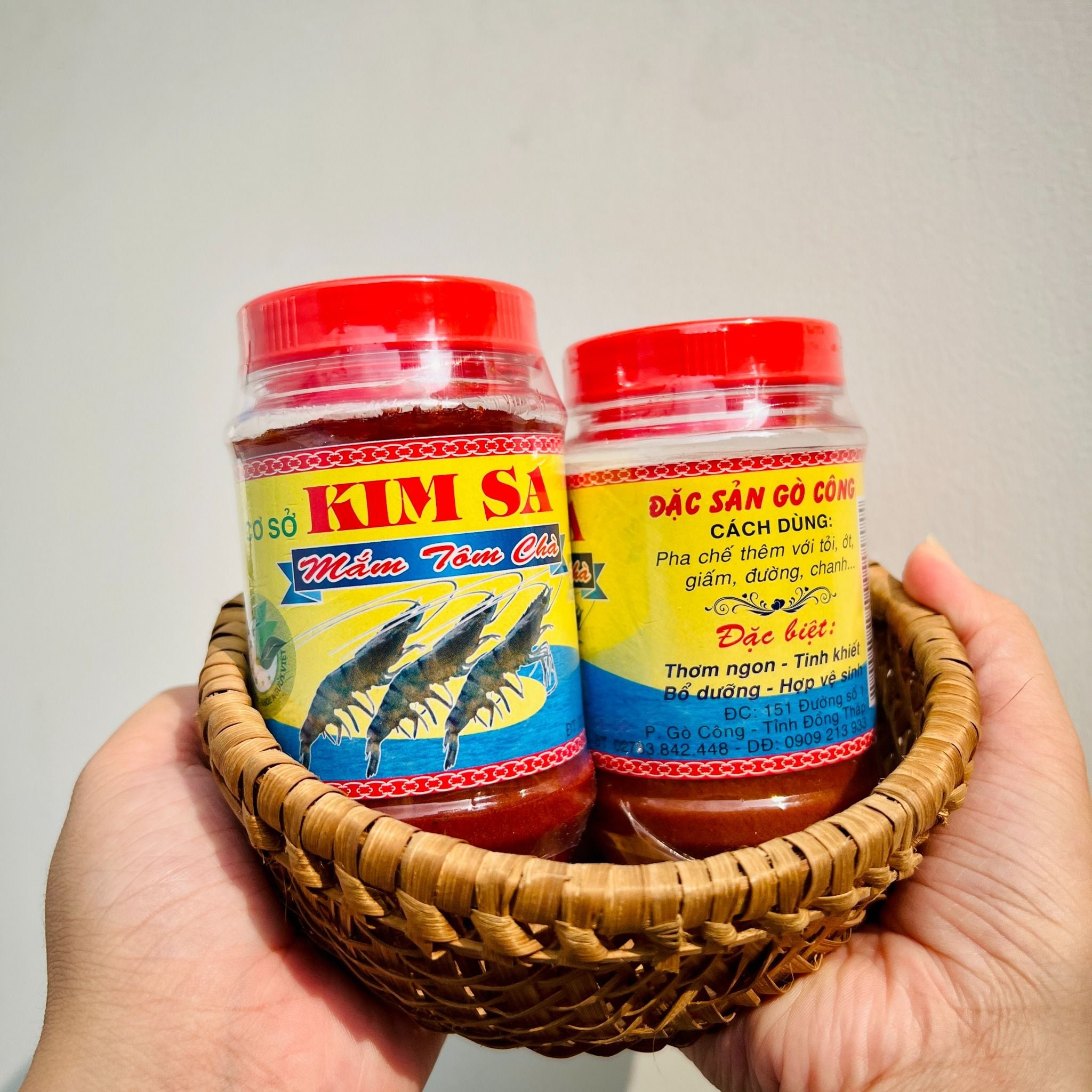  Mắm Tôm Chà Gò Công hiệu Kim Sa (mắm tiến vua) hủ 250gr 