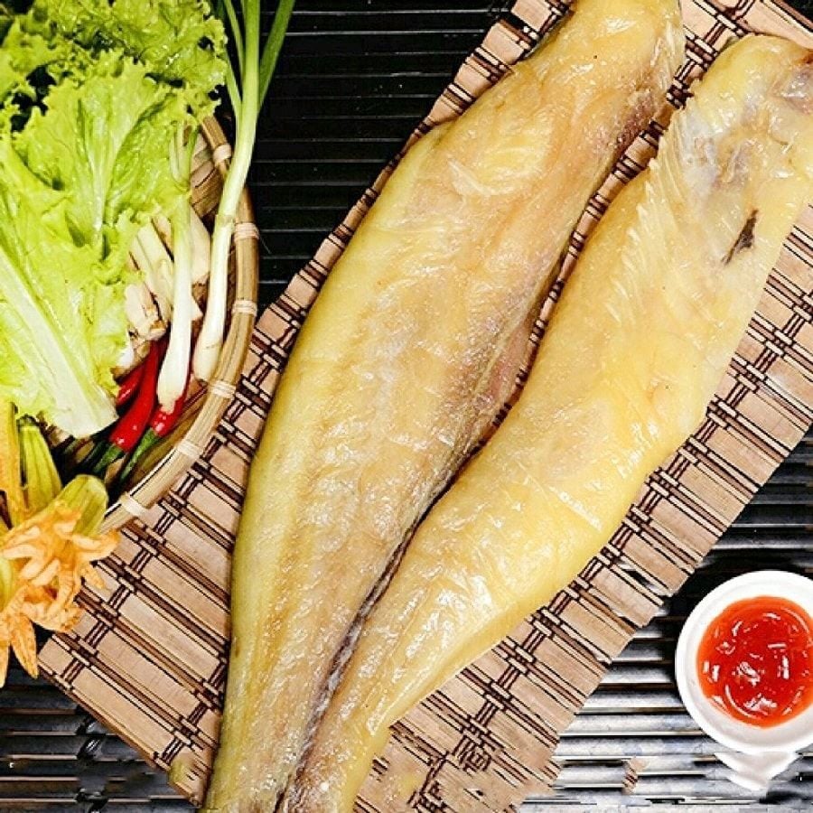  Khô cá tra ( cá lăn) phồng Biển Hồ Campuchia loại lớn (tự nhiên 100%) 1Kg 