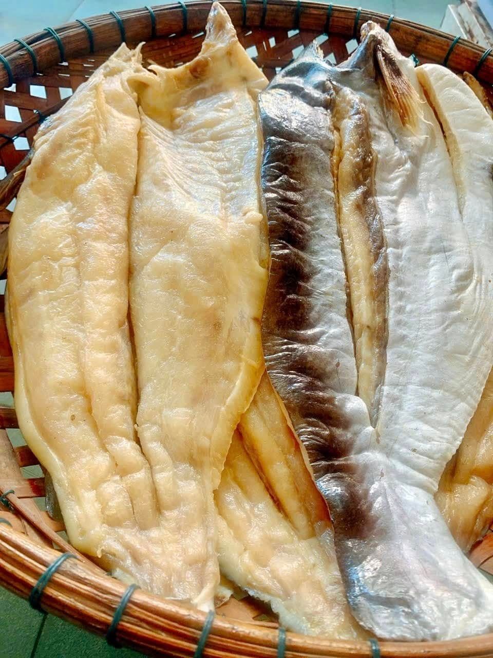  Khô cá tra ( cá lăn) phồng Biển Hồ Campuchia loại lớn (tự nhiên 100%) 1Kg 