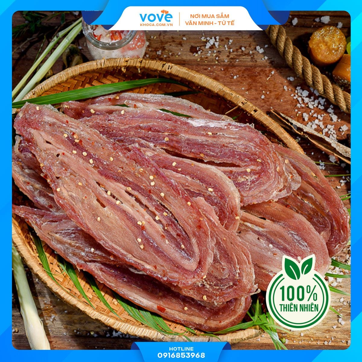 kho ran campuchia ran tu nhien 500gr