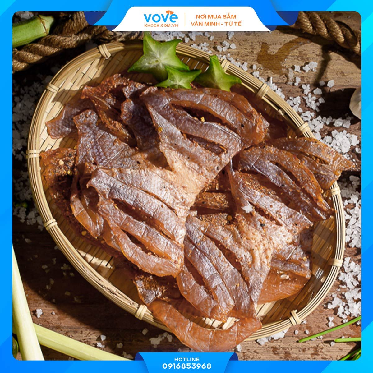 kho ca dieu hong loai nhieu nang 500gr