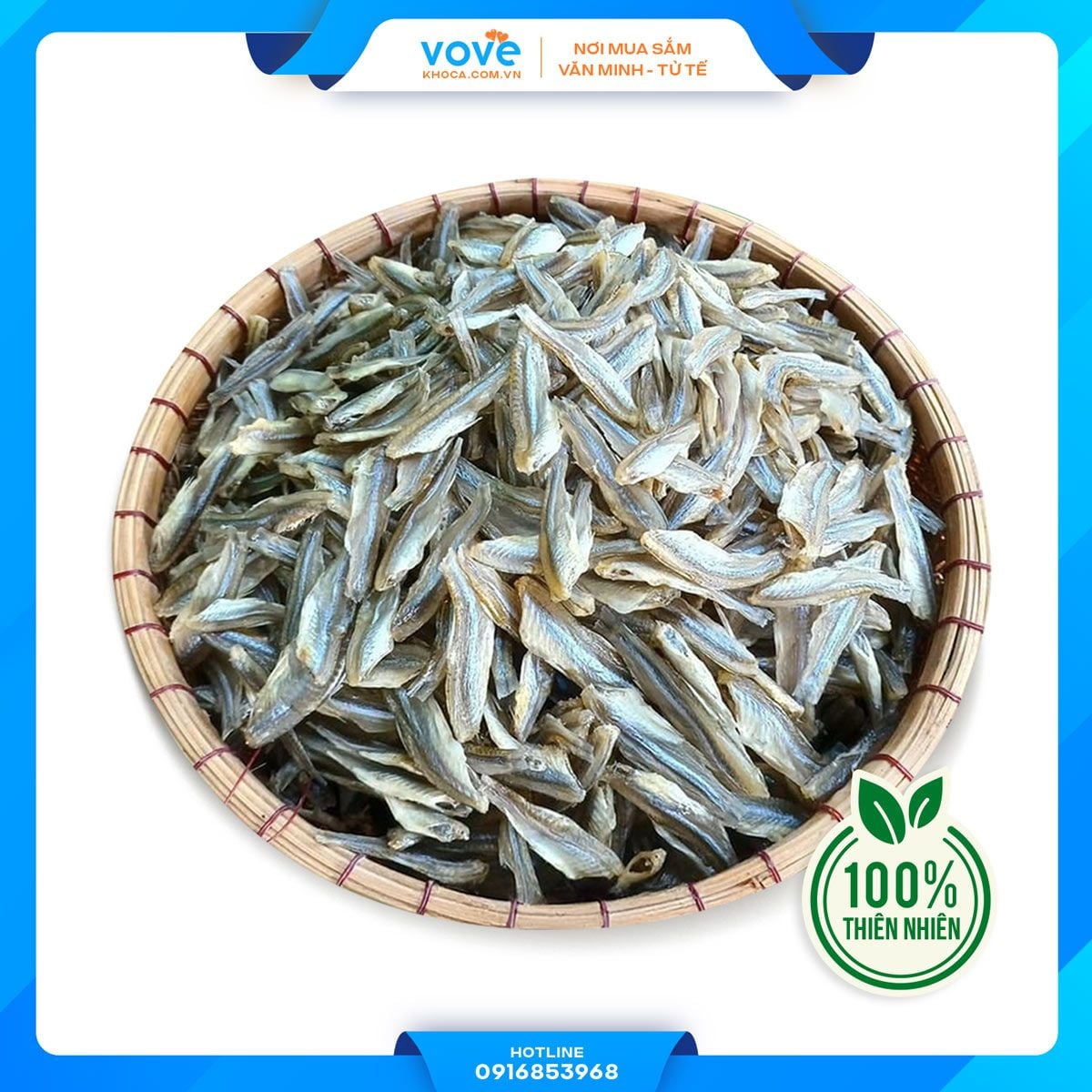  Khô cá Lòng Tong tự nhiên sông Mekong 500gr 