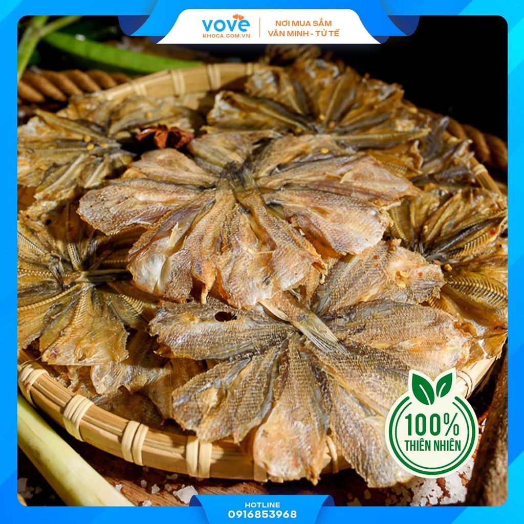 kho ca chot thien nhien xe 500gr