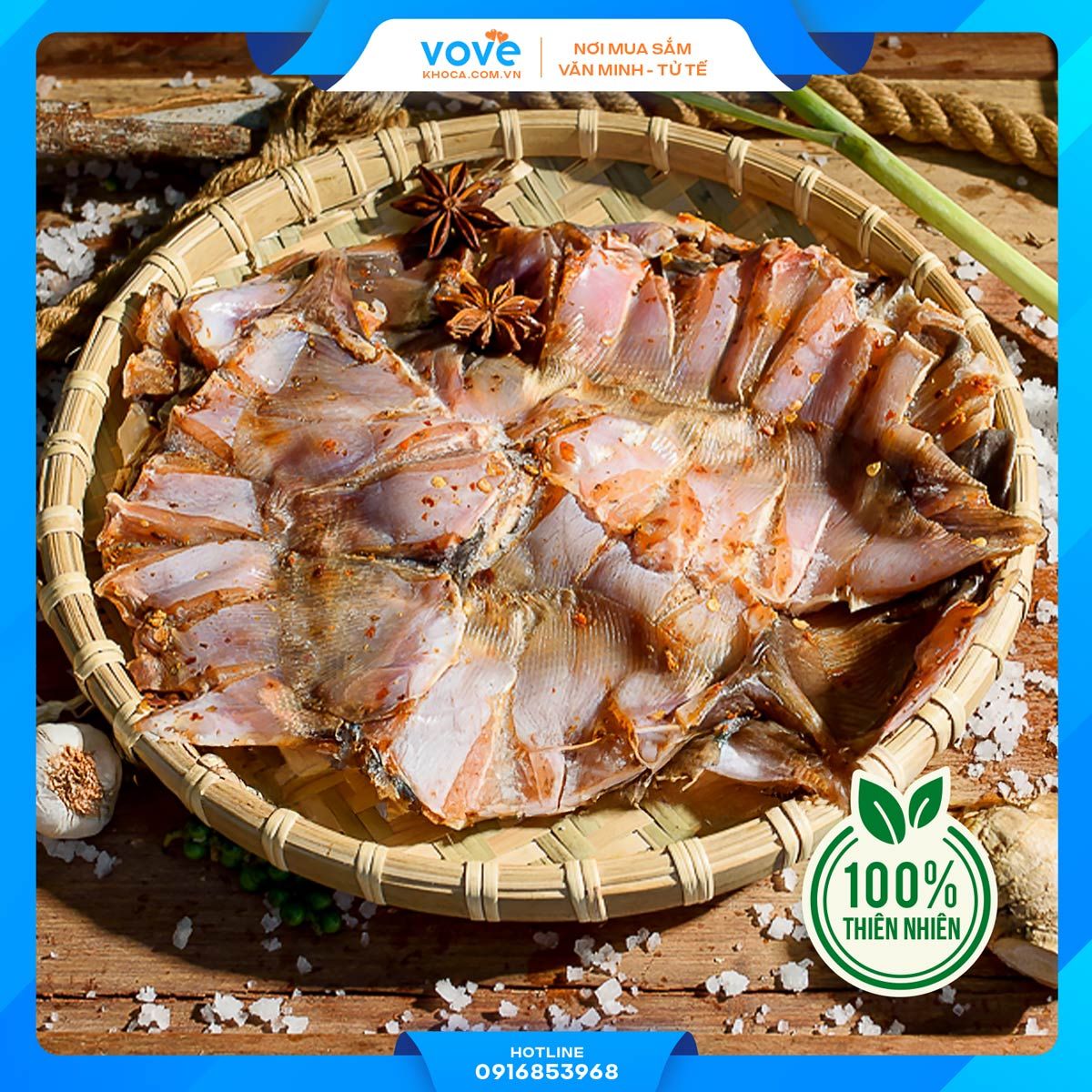 kho ca duoi vung tau 1 nang 500gr