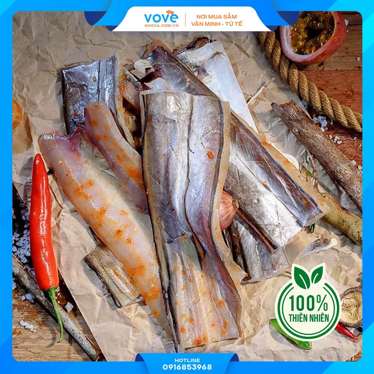 kho ca lat lac chi 1 nang 500gr