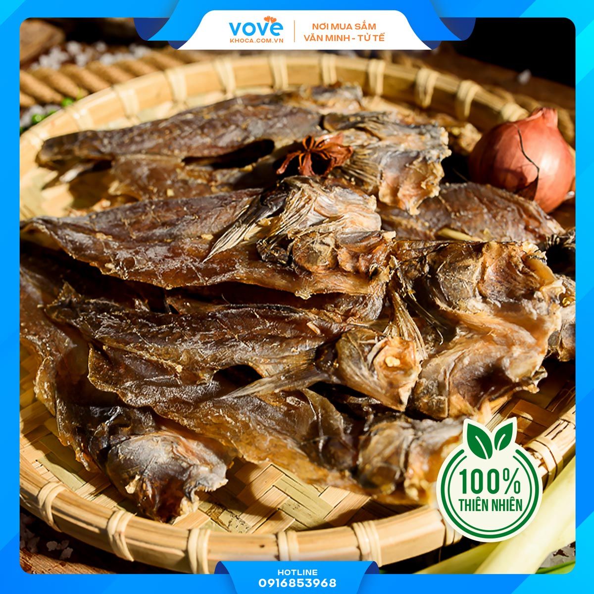  Khô Cá Thòi Lòi Cà Mau, 500g 