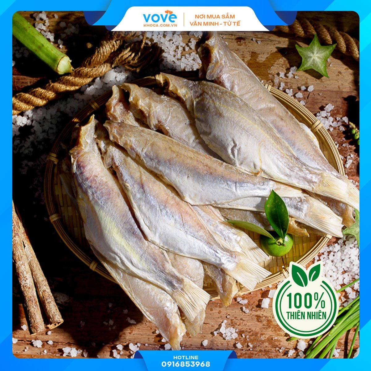 kho ca du loai nhieu nang 1kg