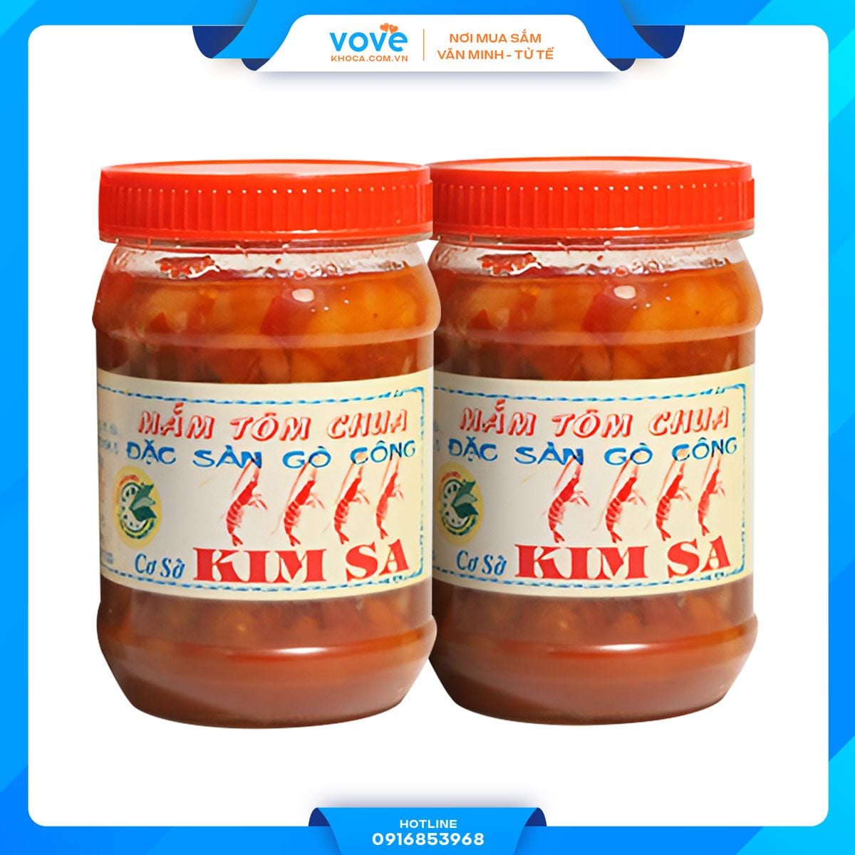mam tom chua go cong hieu kim sa 500gr