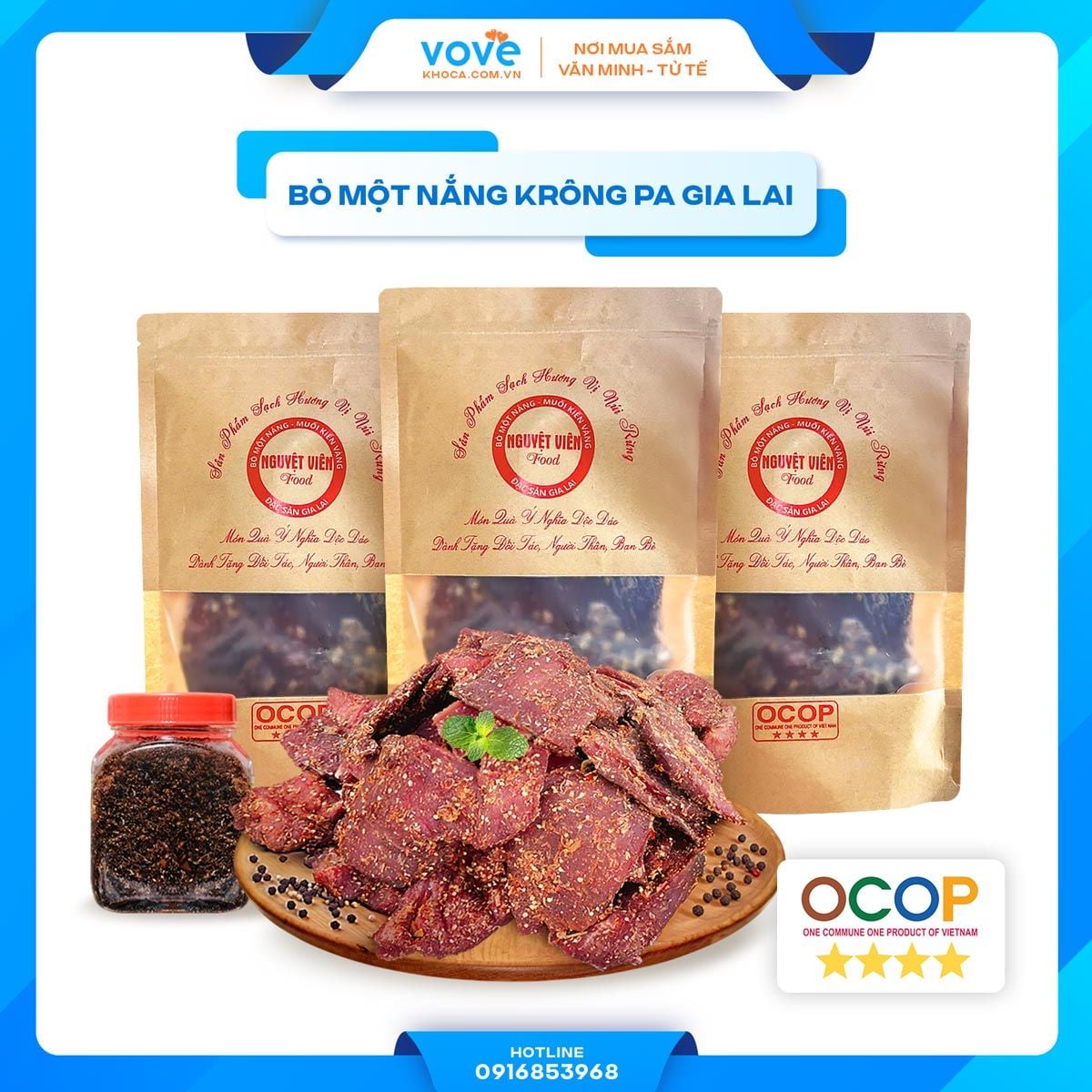  Bò Một Nắng Krông Pa Gia Lai 500gr 