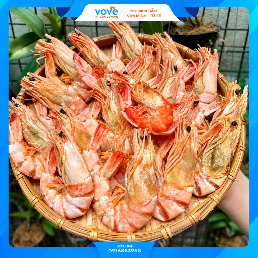 tom su kho ca mau nguyen vo thien nhien size 100 con goi 500gr