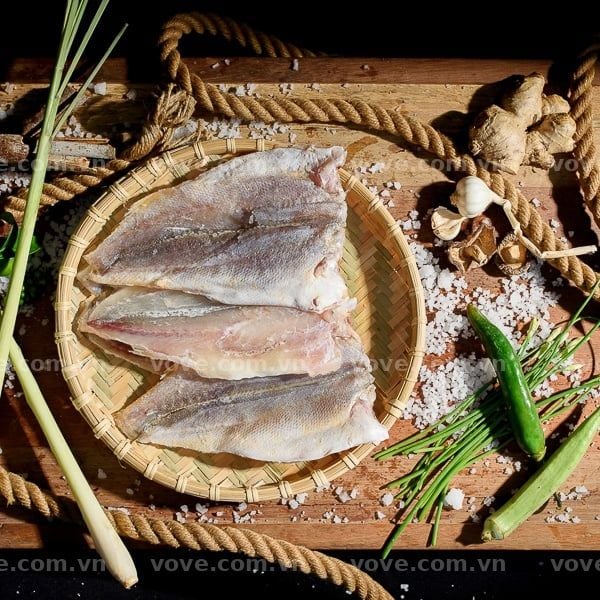  Khô cá Đù Xẻ 1 nắng Vũng Tàu loại vừa (10 con/ kg) 