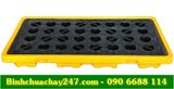  Pallet chống tràn loại 2 phuy thấp 