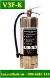  Bình chữa cháy VinaFoam inox xách tay gốc nước 3 lít dành cho bếp V3F-K, có tem kiểm định 