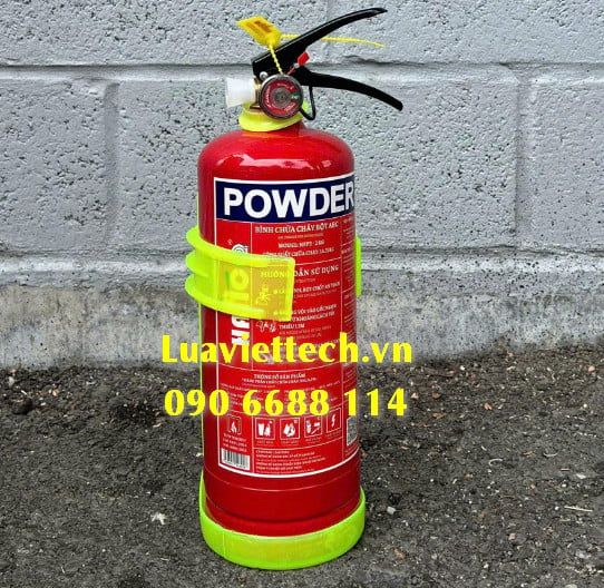  Bình chữa cháy bột khô ABC 2kg Hafico HFP2 có TEM KIỂM ĐỊNH + Tặng 1 búa phá kính thoát hiểm 
