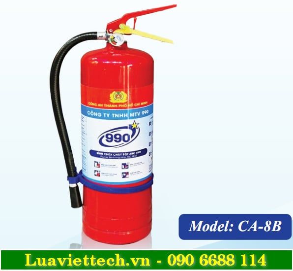  Bình chữa cháy 990 loại bột BC 8kg CA-8B có kiểm định 